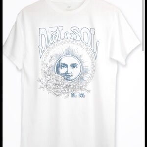 Del Sol Color Changing Sunshine Boho T-shirt- flawed - see photo